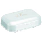 レック フローリスト FO石けん箱 ブルー 幅11.5×奥行8×高さ4.5cm B-964 1個