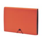 LIHIT LAB. SMART FIT ドキュメントファイル オレンジ 330×33×245mm A7620-4
