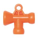  блокировка дерево фирма 1/4~T type фитинг orange ×20ke49436 20 шт 