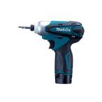 ショッピングフルコース マキタ 10.8V 充電式 インパクトドライバ フルセット 青 TD090DWX 1セット