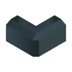 マサル工業 ニュー・エフモール付属品　デズミ　０号　ブラック SFMD0W