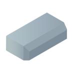 マサル工業 ニュー・エフモール付属品　エンド　０号　グレー SFME01