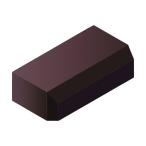 マサル工業 ニュー・エフモール付属品 エンド 0号 チョコ 30×8.8×14.1mm SFME09 1