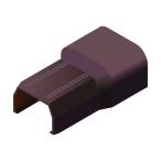 マサル工業 ニュー・エフモール付属品 フレキコネクター 0号 チョコ SFMFC09