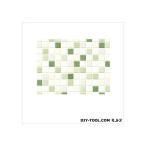 明和グラビア 貼ってはがせるテーブルデコレーション モザイクタイル 90cmX150cm ＧＲ