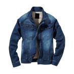 村上被服 蛇腹ジャケット 6L インディゴ 1803-6L-76