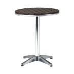 mizusima промышленность aluminium + полимер стол дерево style + серебряный 3820110 1 шт. 