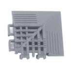 ミヅシマ工業 ジョイントマット チェックチェッカー コーナー グレー 65×65mm グレー 4200261 1個