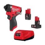ショッピングDIYキット ミルウォーキー M12 FUELインパクトドライバー6.0AH&3.0AHキット M12 FID2-632X JP