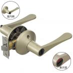 マツ六 リフォーム用レバーハンドル錠 トイレ用(表示錠) シルバー 7010167