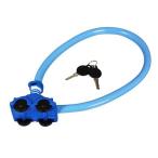 日本ロックサービス ABUSベビーカーロック ブルー 0