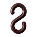 日本緑十字社S字フック PF‐6BR21×39.5mm茶284126