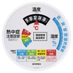 日本緑十字社 熱中症予防対策商品 環境管理温・湿度計 TM‐2486W(壁掛) 375174