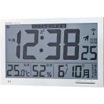ノア精密 電波置掛時計 エアサーチ メルスター 229×368×29mm W-602 WH 1個