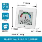 ノア精密 MAG デジタル温度湿度計 インデクス 110x110x23mm TH-104 WH