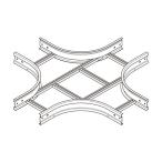 ネグロス電工 X形分岐ラック 溶融亜鉛 Z-QRX30 1点