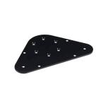  внутри вне дерево ножек для треугольник plate черный 