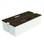 COLLEND(コレンド) かるコンLサイズ 木目調・ダークブラウン ダークブラウン W320×D160×H92.5mm KCL-W-DB 3個