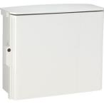 日東工業 キー付耐候プラボックス(屋根付)汎用タイプ ホワイトグレー 長さ:35cm高さ:30cm幅:16cm OPK16-353A