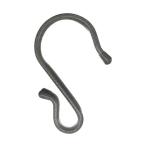 ニッサチェイン(NISSA) 単管用フックS型 鉄ビニコートストーングレー 仕上径6mm（線径5mm） 130mm ストーングレー A-1007 1本