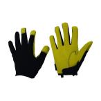 おたふく手袋 フーバー マイクロファイバーグローブ ブラック×キャメル M FB-51