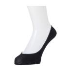 岡本 ココピタ無地浅履き丸編み21-23ブラック 430-422E-22-90 1点