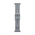 オウルテック Apple Watch（40/41/42mm）用レザーライクシリコンバンド 『mignonne（ミニョン）』シリーズ ベイビーブルー OWL-AWBSMIN06-BL 1個