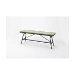  Ooshima магазин татами железный bench полимер производства сиденье W120×D30×H45cm черный 342043