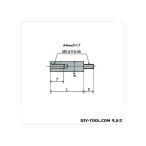  хвост мыс завод DG для . пара Rod (15mm) XJ-415