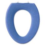 オカ ロイヤルコレクションチェルシー O型便座カバー ブルー 幅30×奥行30×厚み0.2cm