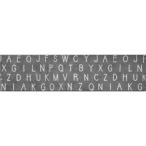 オカトー Saltoru? アルファベットインテリアマット グレー 45×180 008636 1枚