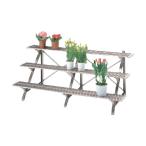 ※法人専用品※ピカ 【車上渡し】フラワースタンドFSA型ライトブロンズ3段幅150cm FSA-K153BL