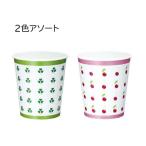 プラス カラー紙カップ CC柄 7oz 80個 N026J-7C 80個