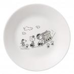 パール金属 コレール スヌーピーモノトーン 小皿 J106-SPMT 170mm CP-9391 1個