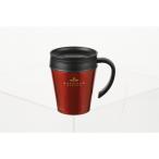 パール金属 カフェマグバリスタ 真空蓋付マグカップ 330ml コーヒーチェリー 12.5×9×12cm HB-3986