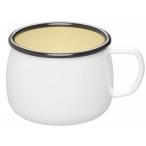 パール金属 ホーロー マグカップ ホワイト 88×117×75mm UH-501