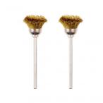 プロクソン ワイヤーブラシ2本 真鍮（カップ型） 28963 2個セット