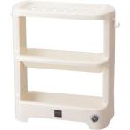 HOME&amp;HOME AG ボトルラック パールホワイト 330×141×380(mm)  GREL259 浴用品