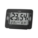 リズム 高精度 温湿度計 電波時計機能付き 黒 132＊186＊53 黒 8RZ232-002 1個