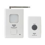 REVEX(リーベックス) 呼び出しチャイムセット ホワイト 送信機:約W46×H74×D23mm/受信機:約W63×H96×D33mm X810