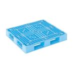 サンコー プラスチックパレット(軽量タイプ) ライトブルー SK-D4-1112-3-BL