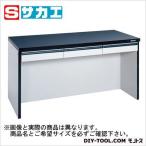サカエ サイド実験台用オープンタイプ カラー:グレー・ブラック、天板カラー:ブラック  SGA18K