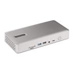 STARTECH.COM USB4 Thunderbolt 4ドッキングステーション/4画面 Windows スペースグレー 長さ95.8mm×幅210mm×高さ34.5mm 1点