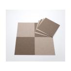 サンコー バリアフリータイルマット 無地8枚入 ブラウン 30×30cm KE-90 1個