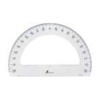 シンワ測定 分度器180°半円 15cm 74918 1点