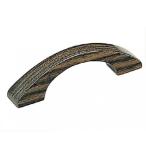 シロクマ ウッド弓形ハンドル ダークブラウン 小 HW-12 1本