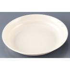 伸和 抗菌レジャー食器 丸皿 アイボリー GLZ1701