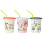 Yahoo! Yahoo!ショッピング(ヤフー ショッピング)スケーター ストロー付タンブラー ミッキー スケッチ 径9×高10.6（1個）cm SIH3ST 3個