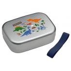 スケーター ディノサウルス アルミ弁当箱 幅13.4×奥行9.7×高さ4.2cm ALB5NV 1個