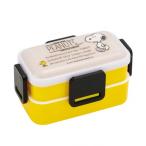 スケーター SNOOPYモノクロ 2段ふわっと弁当箱 幅16.9×奥行100×高さ9cm PFLW4 1個